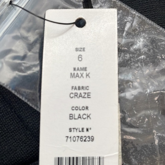 Theory | Max K Black Knit Bootcut Pants - Picture 4 of 5